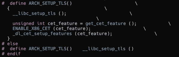 CET being enabled when the TLS is setup